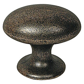 Meubelknop (Type meubelgreep: Knop, Ø x h: 40 x 29 mm, Overige, Verchroomd)