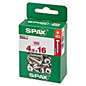 Spax Vijak z lečasto glavo  (4,5 x 16 mm, Pocinkano, 100 kos, TX za pogone Torx) | 1046 - Mehrzweckschrauben verpackt | AADB - Schrauben verpackt | AAD - Kleineisenwaren | AA - Eisenwaren | A - Eisenwaren | BAUHAUS