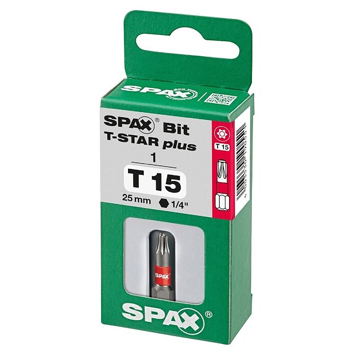 Spax Bit T-Star plus  (T15, 1 kos) | Vijačni nastavki | Pribor za vijačnike | Dodatna oprema za stroje | Orodja in stroji | Izdelki | BAUHAUS