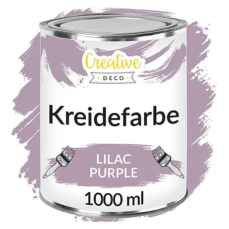 Creative Deco  Speziallack Kreidefarbe für Möbel Fliederviolett