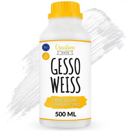 Creative Deco  Speziallack Gesso Weiß 500ml