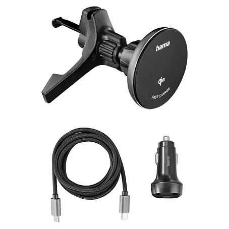 Hama  Kfz-Smartphone-Halterung 15 W 201736 00201736 Ausgänge Induktionslade-Standard