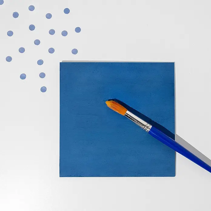 Creative Deco Speziallack Kreidefarbe für Möbel Ozeanblau - Blau, Matt, 1 l, Wasserbasiert