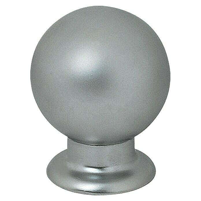 Möbelknopf (Durchmesser: 24 mm, Metall, Matt)
