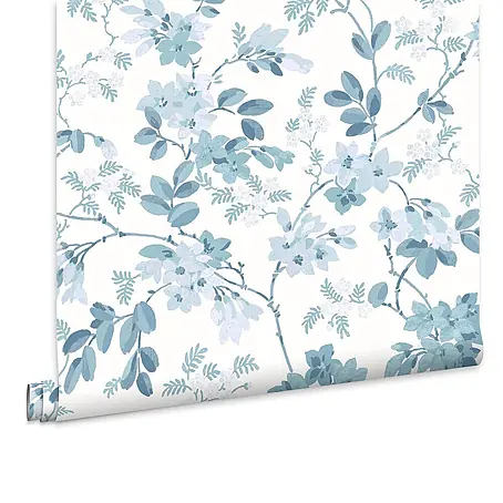 Laura Ashley  Vliestapete Yewland Blumen