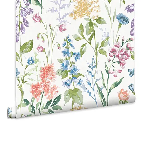 Laura Ashley  Vliestapete Vliestapete Elston Garten Wildblume