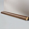 LOGOCLIC Viertelstab Nussbaum (2,6 m x 22 mm x 22 mm, Viertelrund)