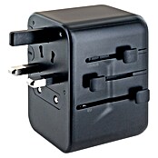 Schwaiger Reiseadapter All-in-One Weltreiseadapter (Schwarz) | BAUHAUS