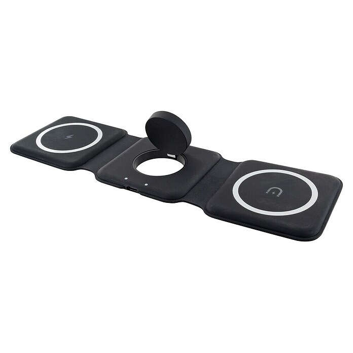 Schwaiger Ladestation 3-in-1 Ladestation (Schwarz) | BAUHAUS