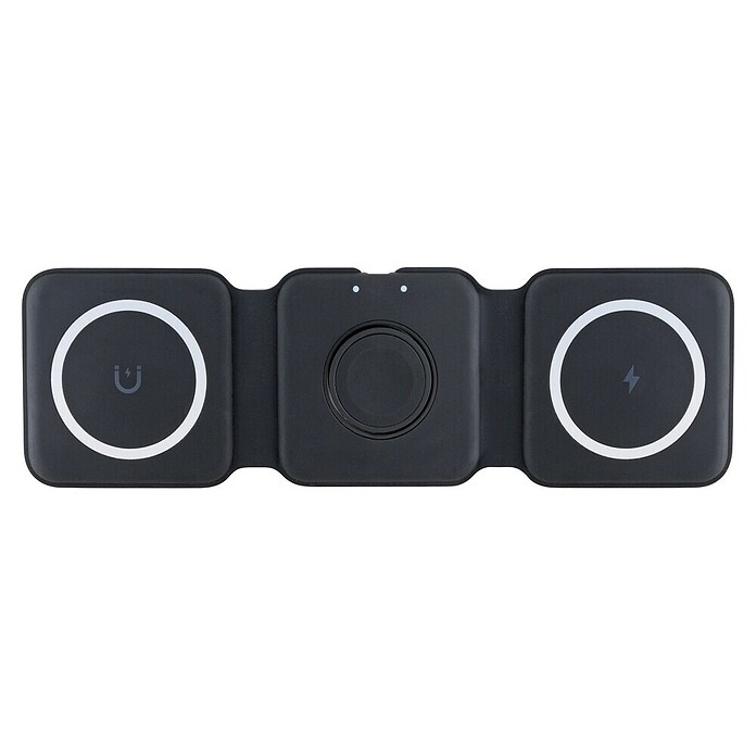 Schwaiger Ladestation 3-in-1 Ladestation (Schwarz) | BAUHAUS