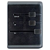 Schwaiger Reiseadapter All-in-One Weltreiseadapter (Schwarz) | BAUHAUS