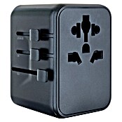 Schwaiger Reiseadapter All-in-One Weltreiseadapter (Schwarz) | BAUHAUS