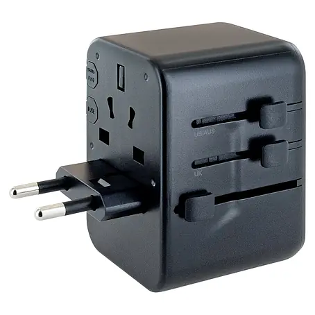 Schwaiger  Reiseadapter All-in-One Weltreiseadapter