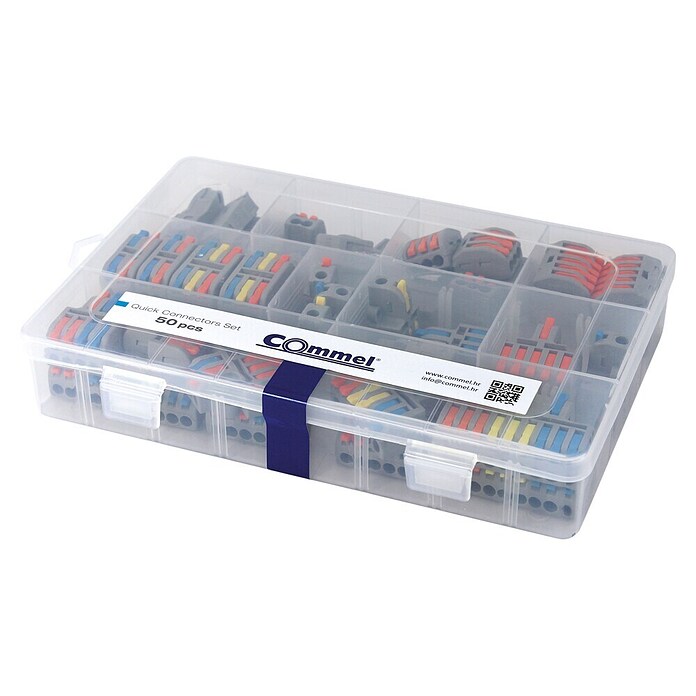 Commel Vtični terminal  (0,2 mm² - 4 mm², 50 kos) | Kabelski vezniki | Elektroinštalacijski materiali | Pritrditev in zaščita kablov | Elektroinštalacija | Elektro in svetila | Izdelki | BAUHAUS
