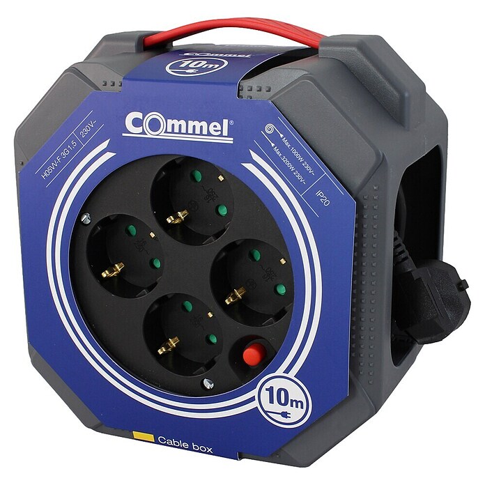 Commel Kabelski boben  (10 m, IP20) | Kabelski bobni | Elektro oprema | Elektro in svetila | Izdelki | BAUHAUS