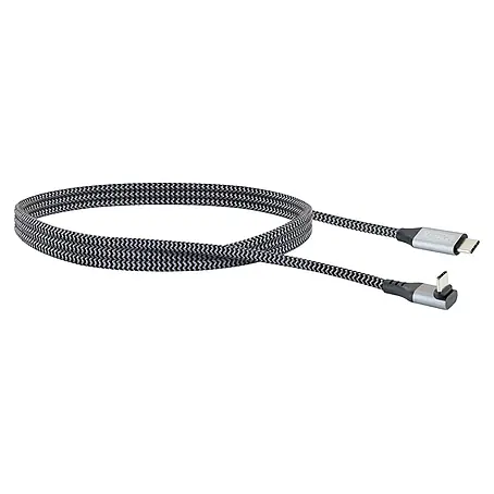 Schwaiger  USB-Ladekabel 60W USB-C mit horizontalem Winkelstecker