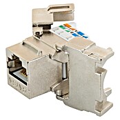 Schwaiger Netzwerk-Stecker CAT 6A Keystone Modul (Silber) | BAUHAUS