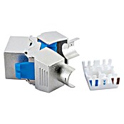 Schwaiger Netzwerk-Stecker Keystone CAT8-Modul werkzeuglos (Silber) | BAUHAUS