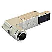 Schwaiger Netzwerk-Stecker CAT 6A RJ45 gewinkelt aus Metall (Silber) | BAUHAUS