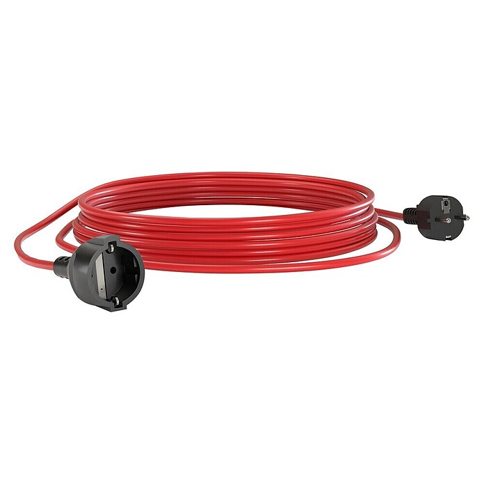 Commel Podaljševalni kabel H05VV-F 3G1  (20 m, Rdeča, IP20) | Podaljševalni kabli | Elektro oprema | Elektro in svetila | Izdelki | BAUHAUS