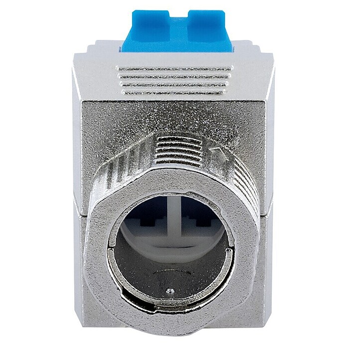 Schwaiger Netzwerk-Stecker Keystone CAT8-Modul werkzeuglos (Silber) | BAUHAUS