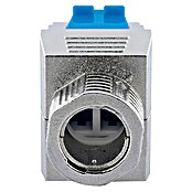Schwaiger Netzwerk-Stecker Keystone CAT8-Modul werkzeuglos (Silber) | BAUHAUS