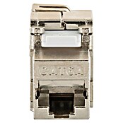 Schwaiger Netzwerk-Stecker CAT 6A Keystone Modul (Silber) | BAUHAUS