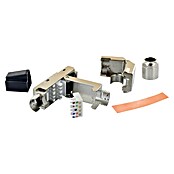 Schwaiger Netzwerk-Stecker CAT 8.1 RJ45 gewinkelt aus Metall (Silber) | BAUHAUS