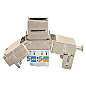 Schwaiger Netzwerk-Stecker CAT 6A Keystone Modul (Silber) | BAUHAUS