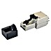 Schwaiger Netzwerk-Stecker Mini CAT 6A RJ45 aus Metall 