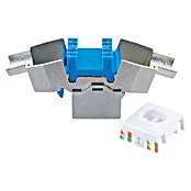Schwaiger Netzwerk-Stecker Keystone CAT8-Modul werkzeuglos (Silber) | BAUHAUS