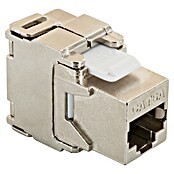Schwaiger Netzwerk-Stecker CAT 6A Keystone Modul (Silber) | BAUHAUS