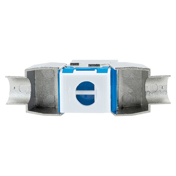 Schwaiger Netzwerk-Stecker Keystone CAT8-Modul werkzeuglos (Silber) | BAUHAUS