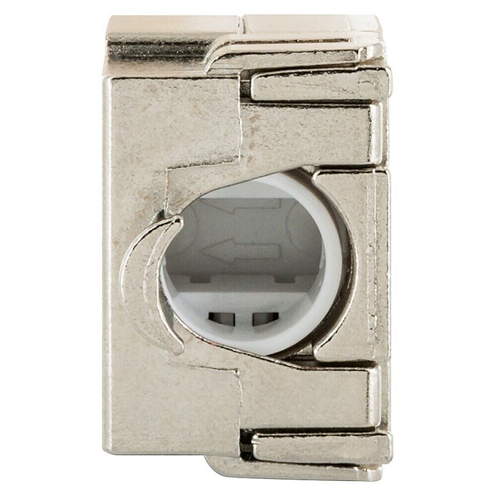 Schwaiger Netzwerk-Stecker CAT 6A Keystone Modul (Silber) | BAUHAUS