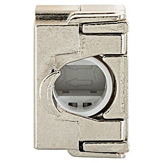 Schwaiger Netzwerk-Stecker CAT 6A Keystone Modul (Silber)