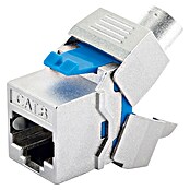 Schwaiger Netzwerk-Stecker Keystone CAT8-Modul werkzeuglos (Silber) | BAUHAUS