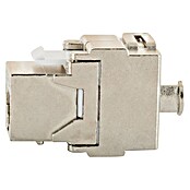 Schwaiger Netzwerk-Stecker CAT 6A Keystone Modul (Silber) | BAUHAUS