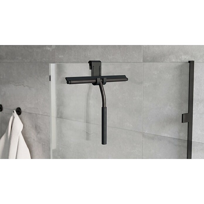 Camargue Paris Black Bad- & Duschabzieher (Edelstahl, Schwarz) | BAUHAUS