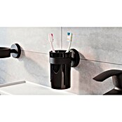 Camargue Paris Black Zahnputzbecher (L x B x H: 9,5 x 7 x 11 cm, Edelstahl) | BAUHAUS