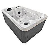 Außen-Whirlpool Split White Marble (175 x 115 x 70 cm, Weiß Grau, Max. Personenzahl: 2 Stk.) | BAUHAUS