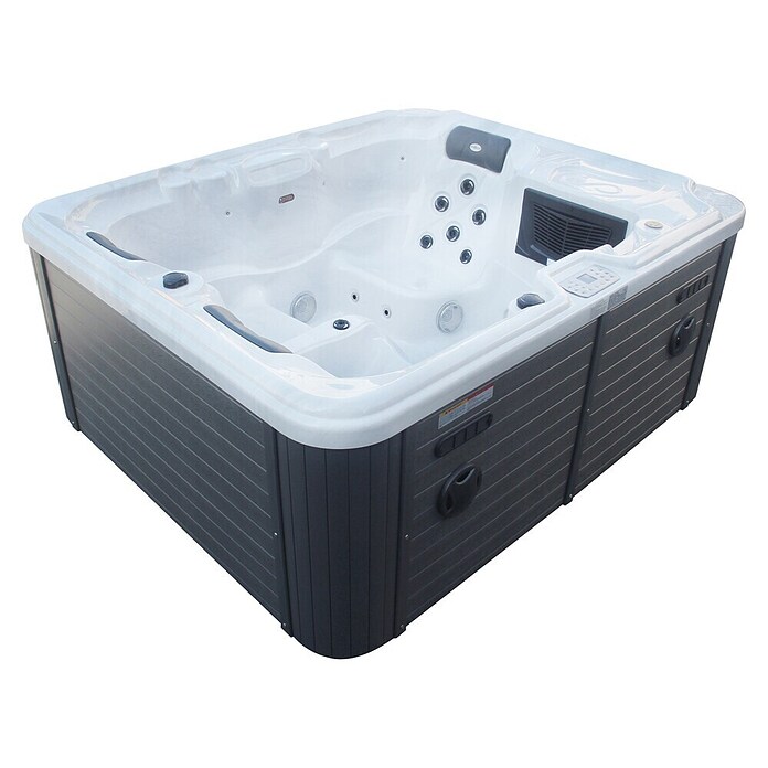 Außen-Whirlpool Außen-Whirlpool Oasis White Marble (208 x 175 x 90 cm, Weiß, Max. Personenzahl: 3 Stk.) | BAUHAUS