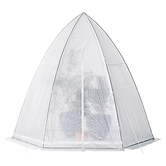 Zaščitni šotor pred mrazom  (Ø x V: 3,2 x 2,8 m, Debelina folije: 150 g/m²) | 7481 - Folien / Netze / Winterschutz | IAGG - Gartenartikel | IAG - Außenbereichsausstattung | IA - Gartenhartware | I - Stadtgarten | BAUHAUS