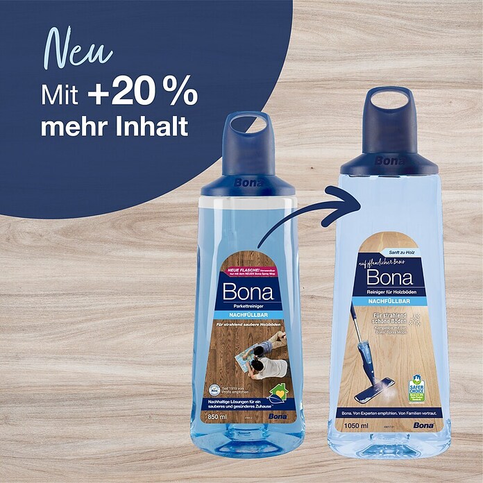 Bona Parkettreiniger (1 050 ml, Kartusche) | BAUHAUS