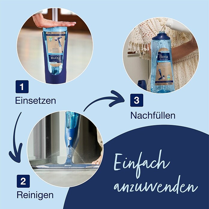Bona Parkettreiniger (1 050 ml, Kartusche) | BAUHAUS