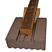 Fundamentstein (22 x 22 x 8 cm, Beton)