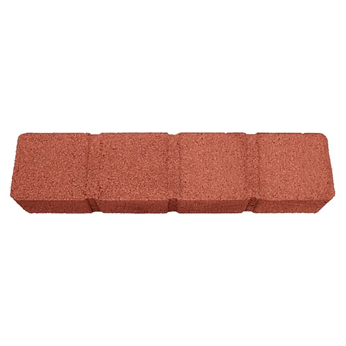 Christoph Randstein Multi- Bord - 50 x 11,5 x 8 cm, Toskana, Beton, Gerade - Roter Pflasterstein mit strukturierter Oberfläche, ideal für Gartenwege und Terrassen. Robust und langlebig für den Außenbereich.