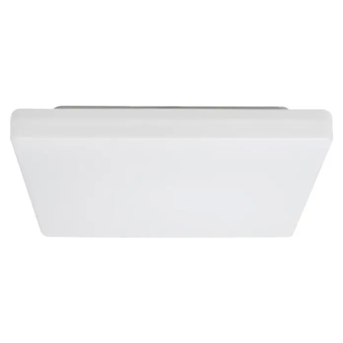 Brumberg LED-Deckenleuchte - 18 W, L x B x H: 28 x 28 x 5 cm, Weiß matt, Neutralweiß - Weiße rechteckige LED-Deckenleuchte zur Aufputzmontage in modernem, minimalistischem Design.