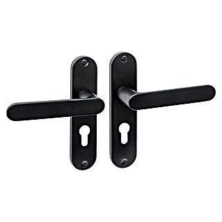 Intersteel Deurklink Sora Basic (Roestvrij staal, Zwart, Profielcilindergat)