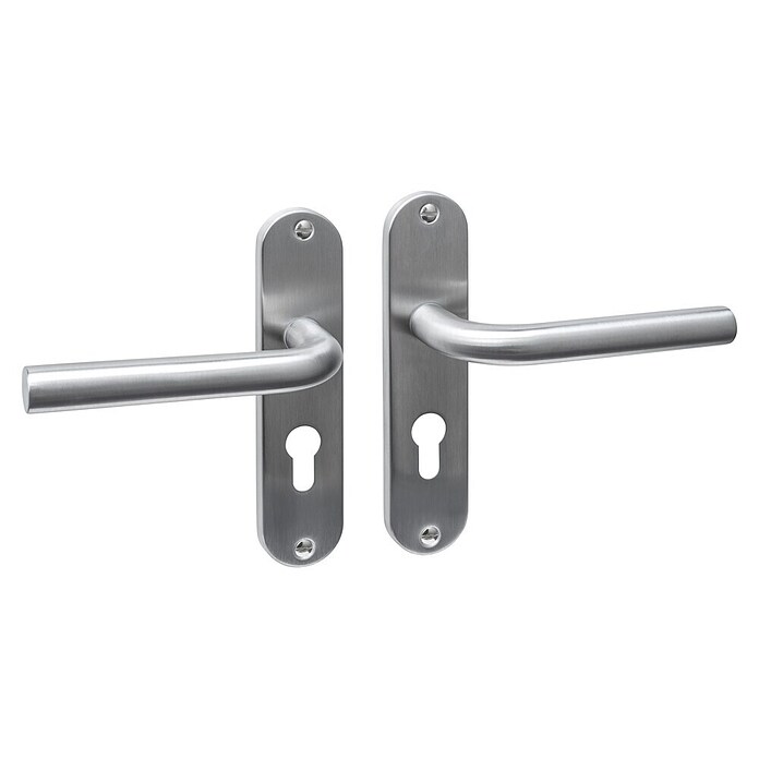 Intersteel Deurklink Luzern Basic (Roestvrij staal, RVS, Profielcilindergat) | BAUHAUS