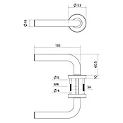 Intersteel Deurklink Luzern Basic (Roestvrij staal, RVS) | BAUHAUS
